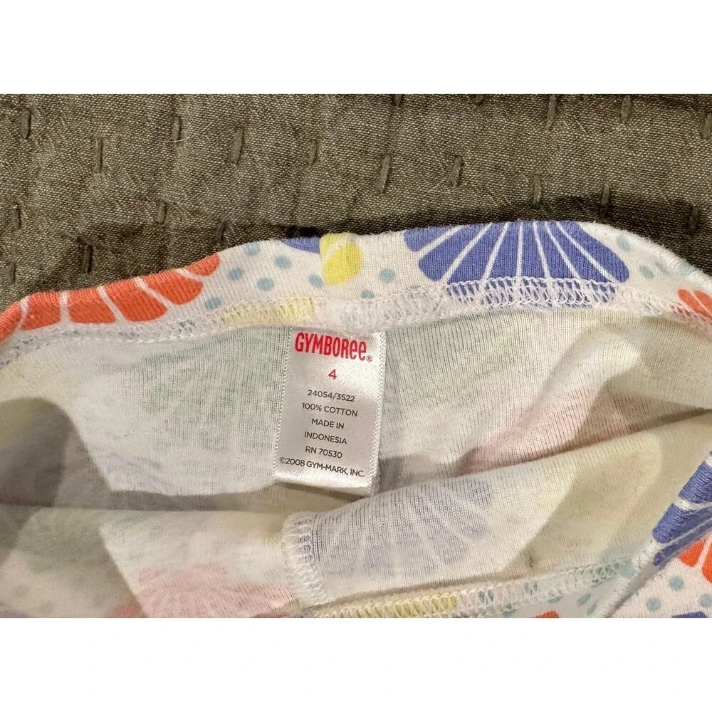 Vintage Gymboree Mermaid Magic Shorts bike shorts seashell
